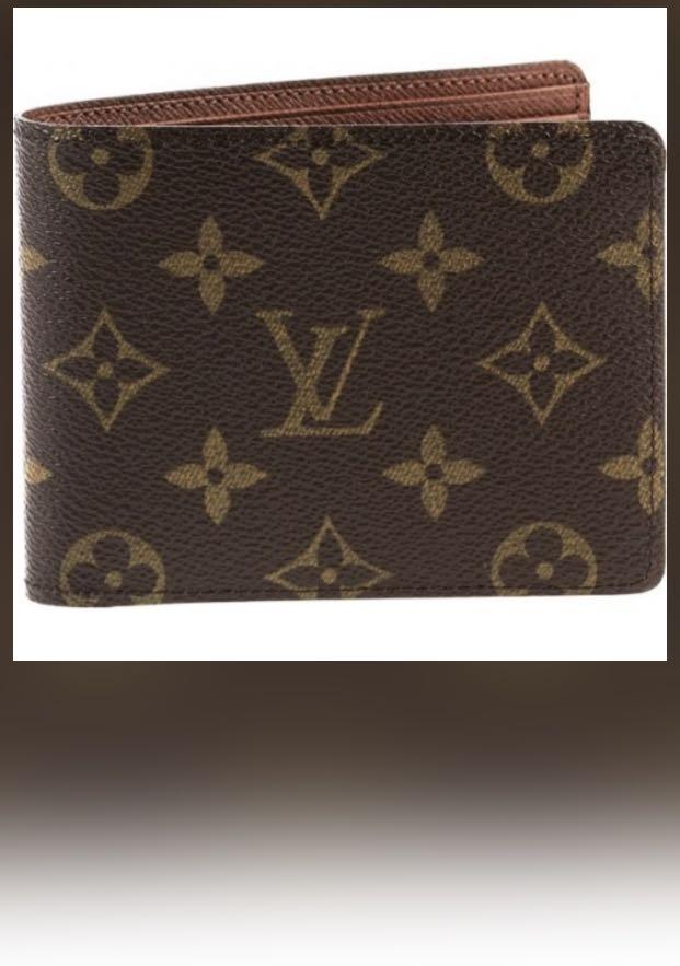 Louis Vuitton Monogram Bifold Men's Wallet Slender Marco Florin