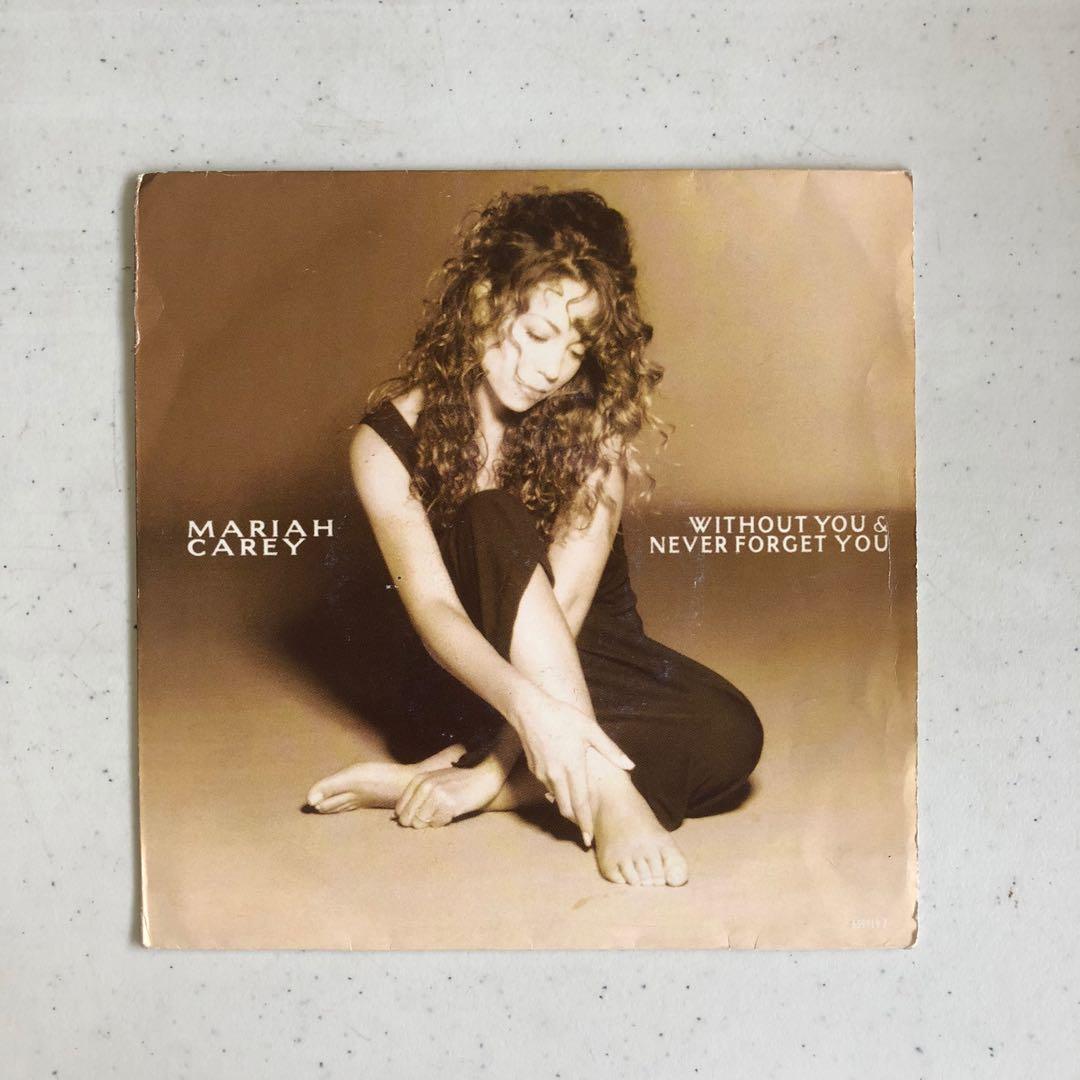 Mariah Carey Without You B w Never Forget You Vinyl LP Plaka Single 