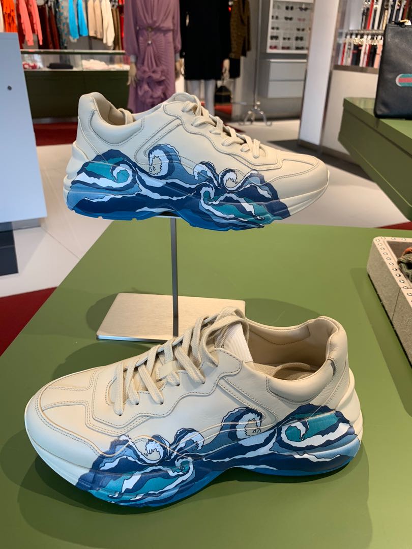 men's rhyton leather sneaker