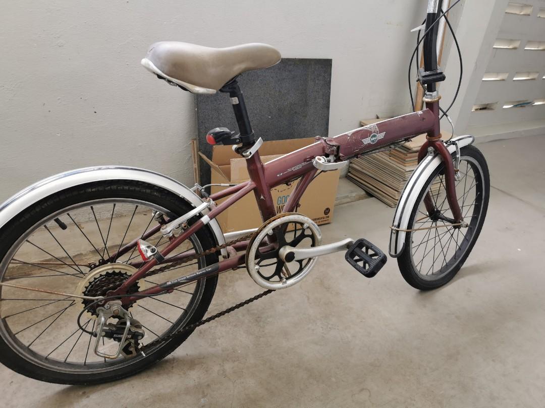 Mini cooper folding outlet bike