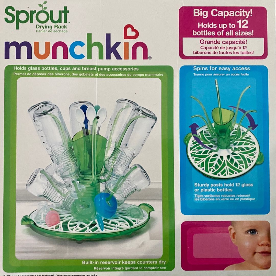 Munchkin bottle drying rack, Babies & Kids, Nursing & Feeding