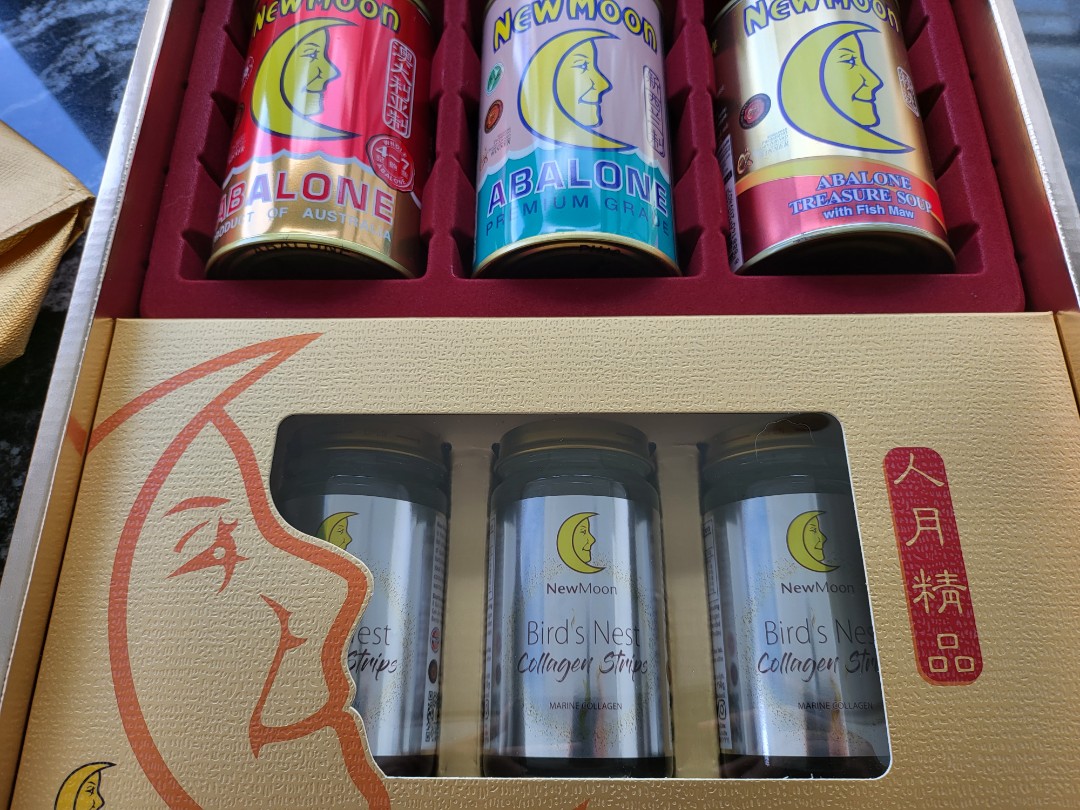 New moon abalone bird nest cny gift set hamper, Food & Drinks, Packaged