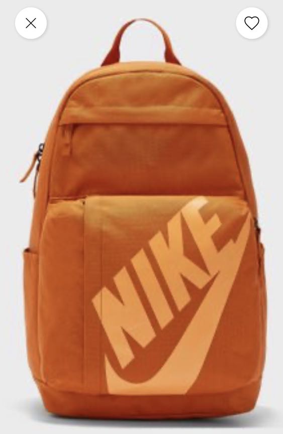 orange nike bookbag