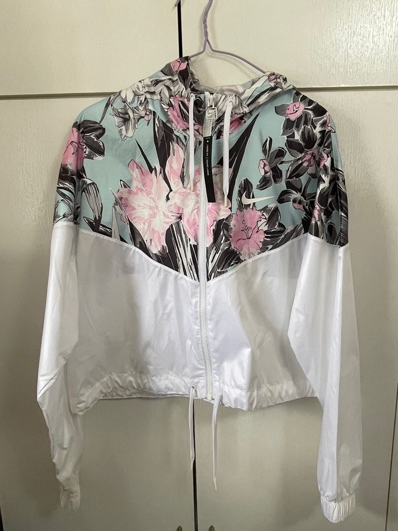 nike floral print jacket