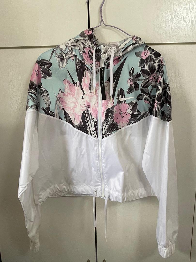 nike floral windbreaker