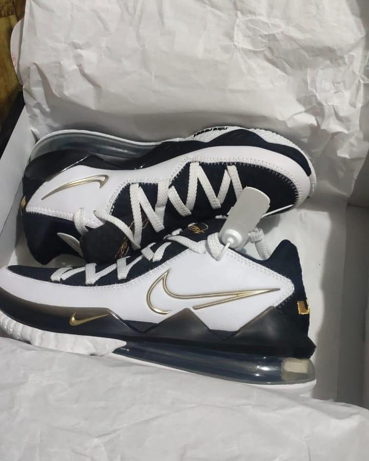 nike lebron xvii low white