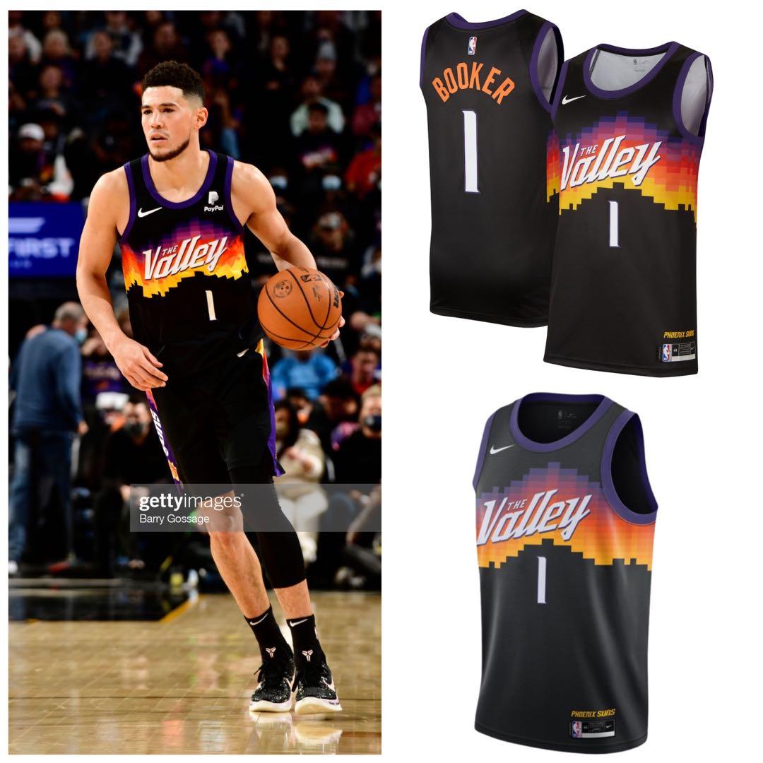 預訂太陽Phoenix Suns Devin Booker city edition swingman nba jersey