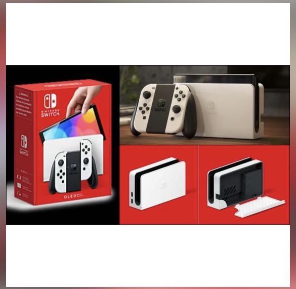 Nintendo Switch – OLED Model w/ White Joy-Con