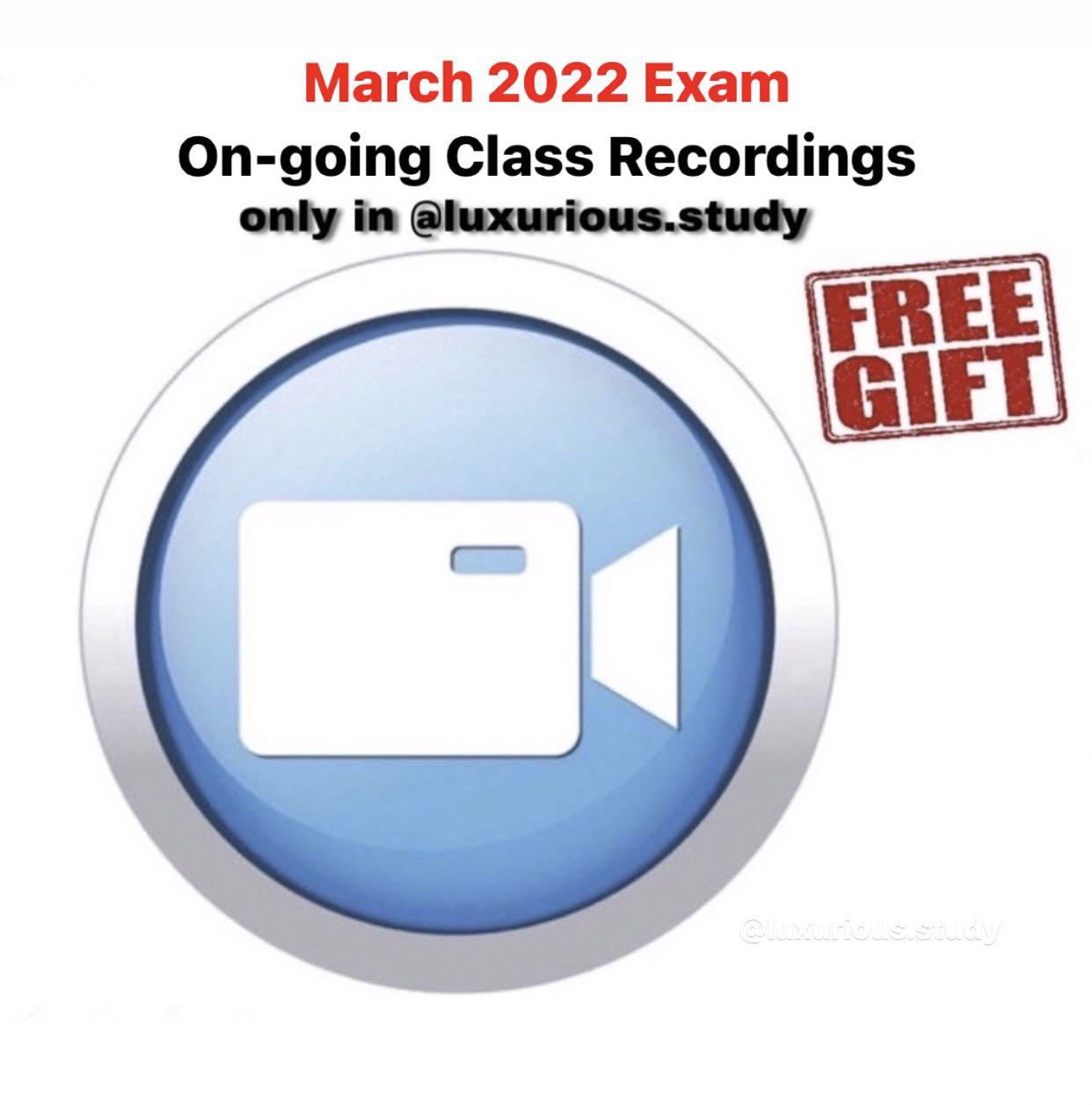 [OFFICIAL] 2022 ACCA MARCH EXAM SITTINGS! ONGOING CLASS FOR ACCA AA SBR