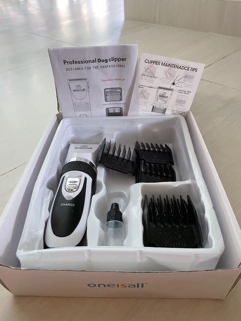 Oneisall dog shop clippers manual