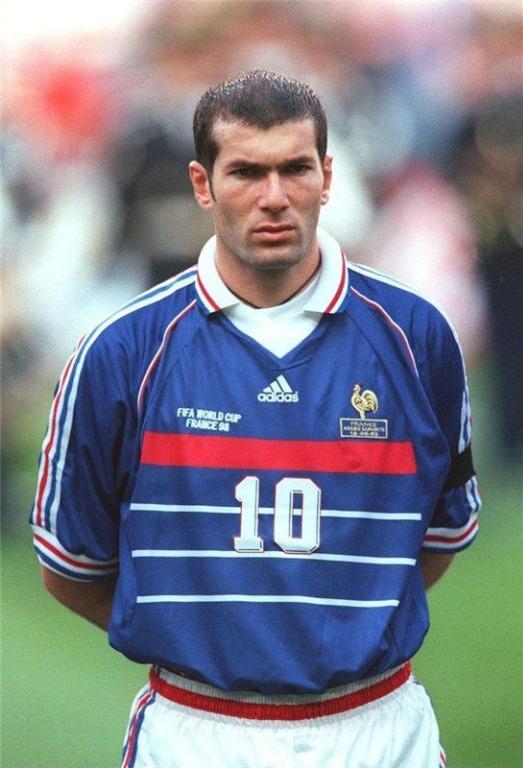 Original France Home 1998 Jersey Zidane 10