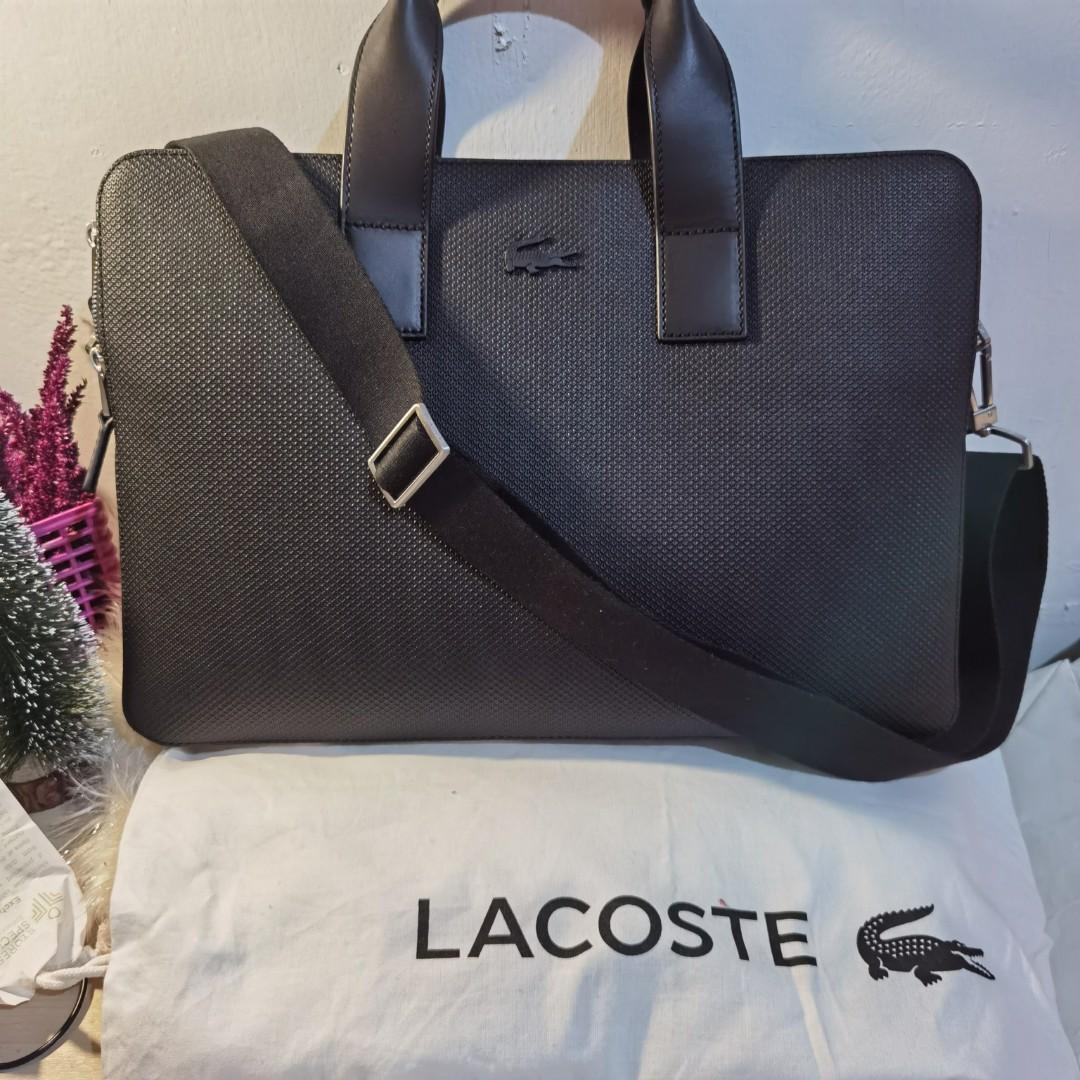 Original Lacoste Laptop Bag, Luxury, Bags & Wallets on Carousell