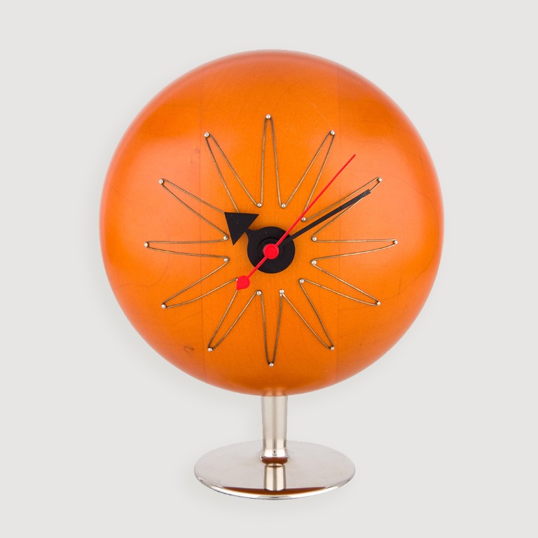 Pill Nelson Mid Century Modern Retro Analog Clock, Furniture & Home Living, Home Decor
