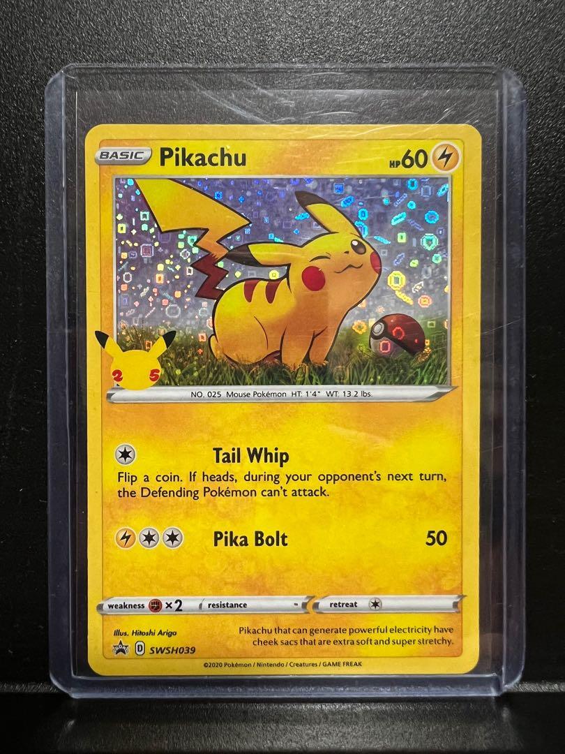 Pikachu SWSH039 Promo Card - Pokemon 25th Anniversary General Mills Giveaway (Near Mint) Pikachu SWSH039 Promo Card - Pokemon 25th Anniversary General Mills Giveaway (Near Mint)