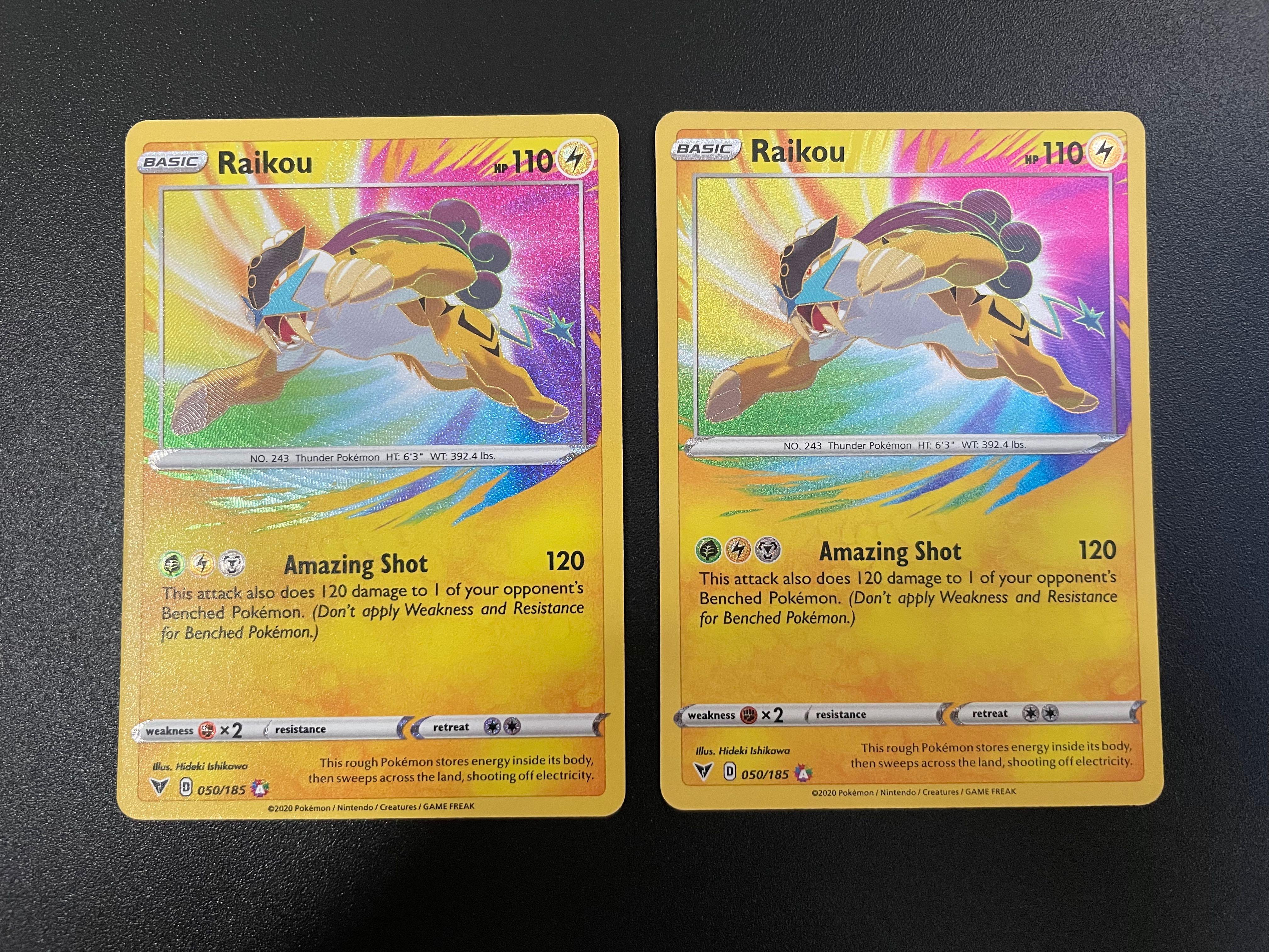 raikou pokemon card amazing rare Raikou 015/076 A Amazing Rare Legendary Heartbeat japanese Mint –  japanmaster