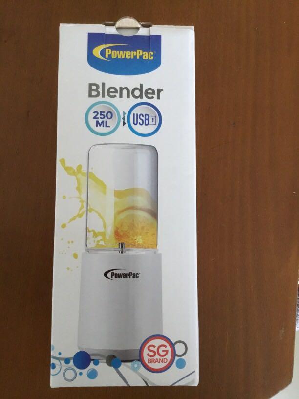 PowerPac Portable USB Blender PPBL338, TV & Home Appliances, Kitchen