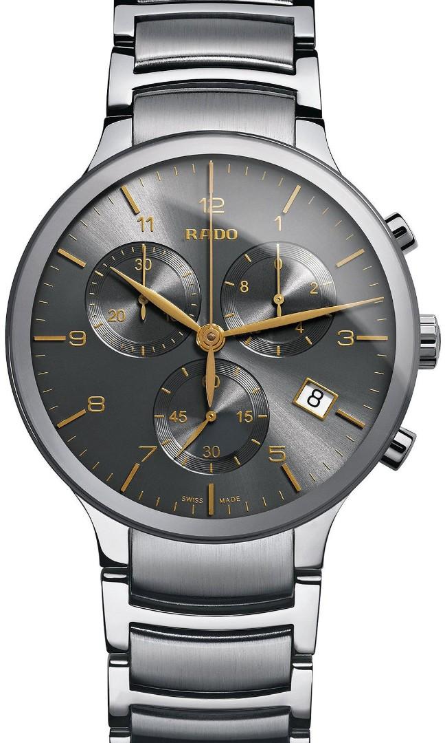 Preloved Rado Centrix Chronograph Watch Luxury Watches on Carousell