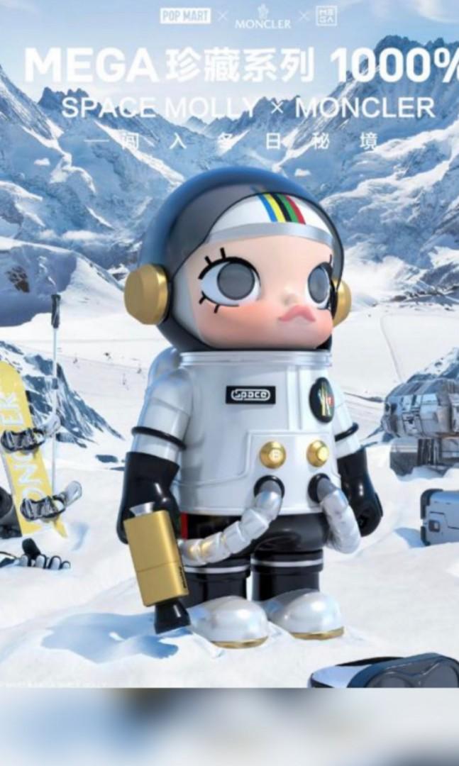 POPMART MEGA SPACE MOLLY 1000％　Moncler MEGA SPACE MOLLY 1000% MONCLER 2022 LIMITED – TOYSEZ