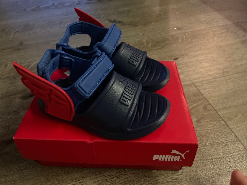 Puma Divecat V2 Injex Hero kid sandal Babies Kids Babies Kids Fashion on Carousell
