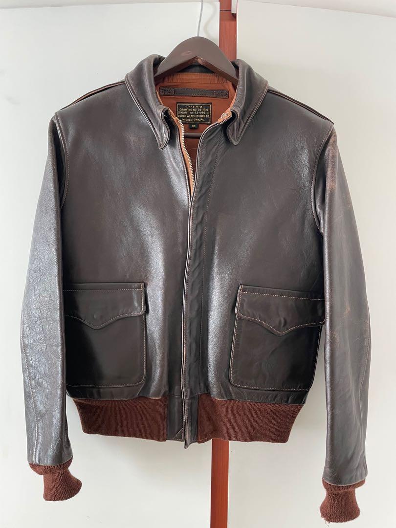 第一ネット old tag black jacket flight A2 McCoy Real version few 36 ジャケット・アウター