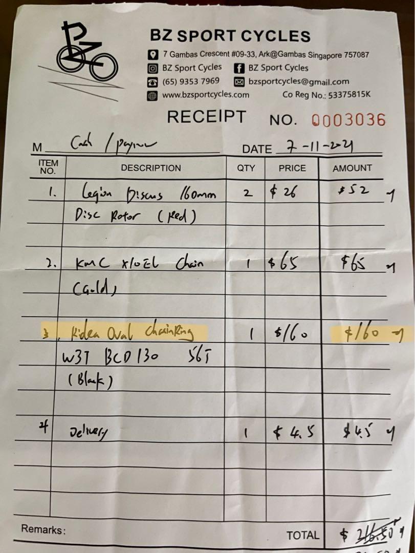 Sold! Chainring + Cassette for Birdy GT, Sports Equipment, Bicycles