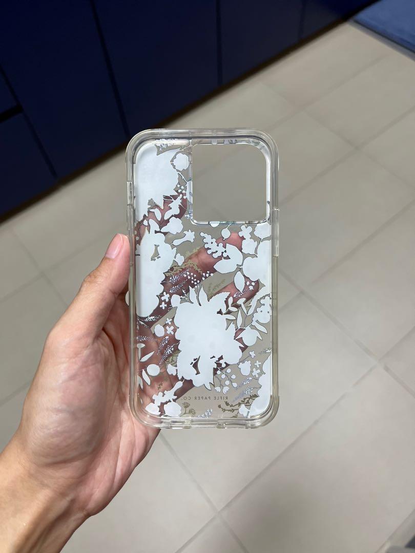 Rifle Paper Co iPhone 13 Pro case Garden Party Blue, Mobile Phones