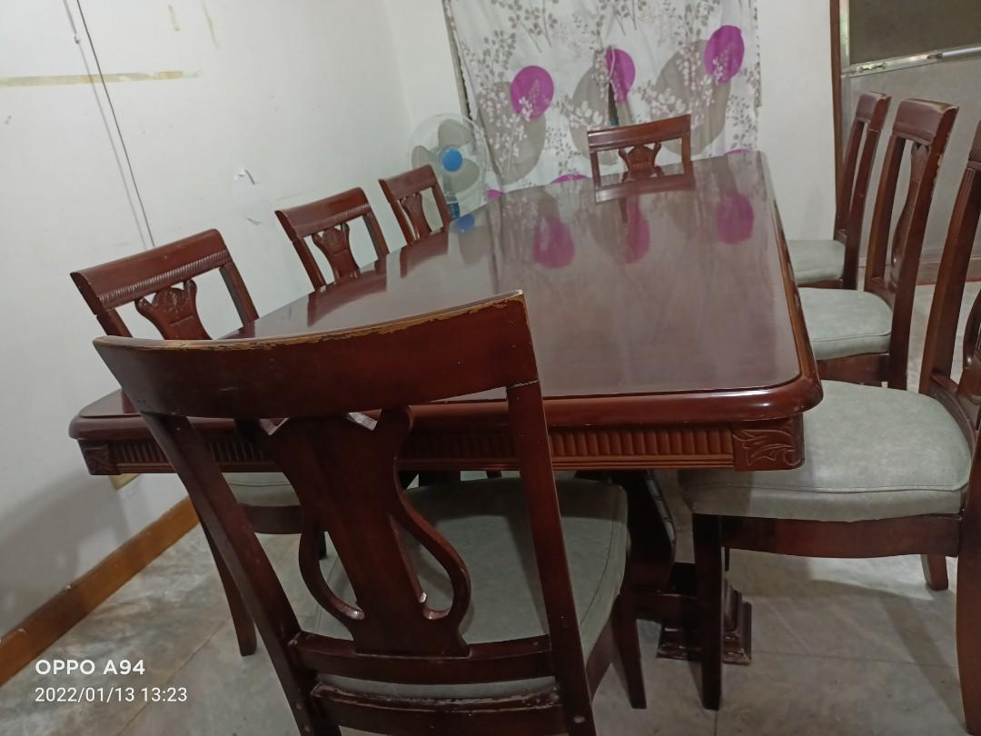 RUSH! 8 to 10seats Dining Table, mahogany wood, sturdy, durable. RUSH