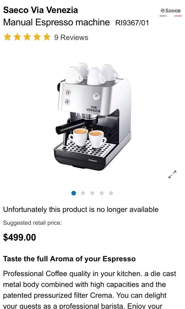 Saeco Via Venezia manual espresso 
