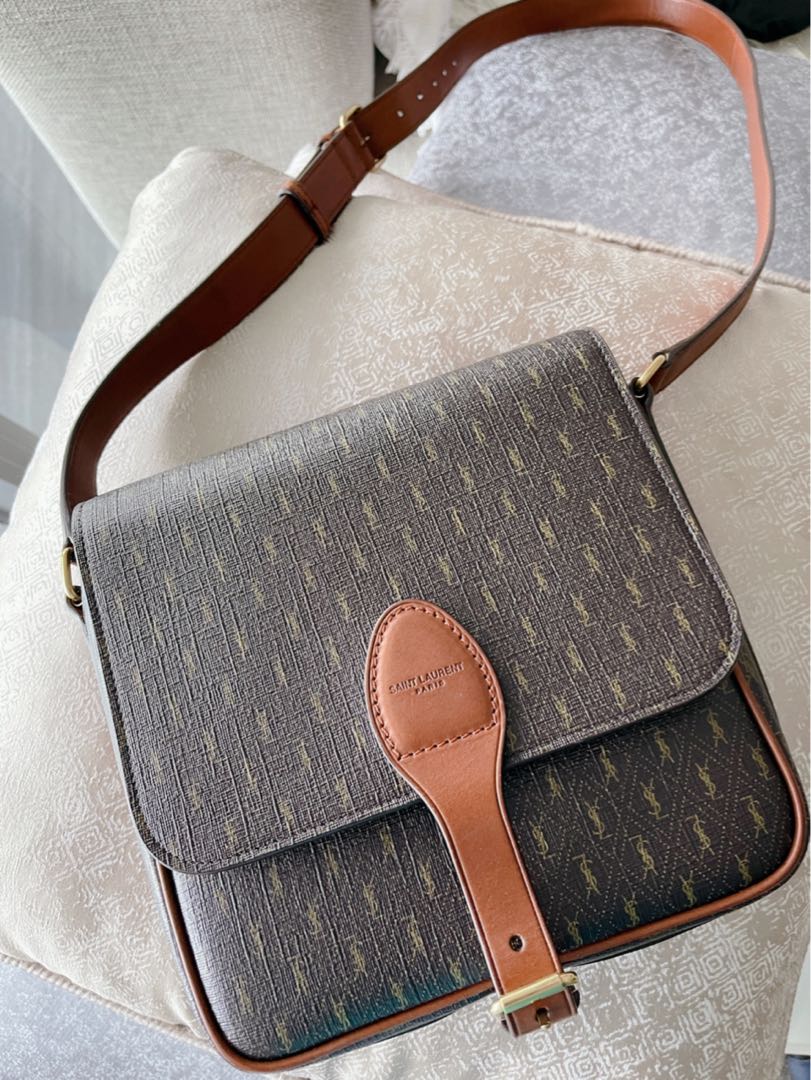 le monogramme crossbody bag in monogram canvas and smooth leather