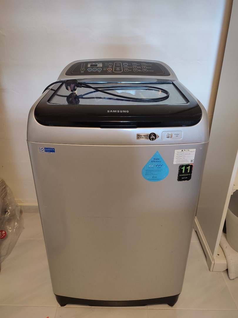 Samsung 10kg Washing Machine Top Load with active dual wash WA10J5730SS