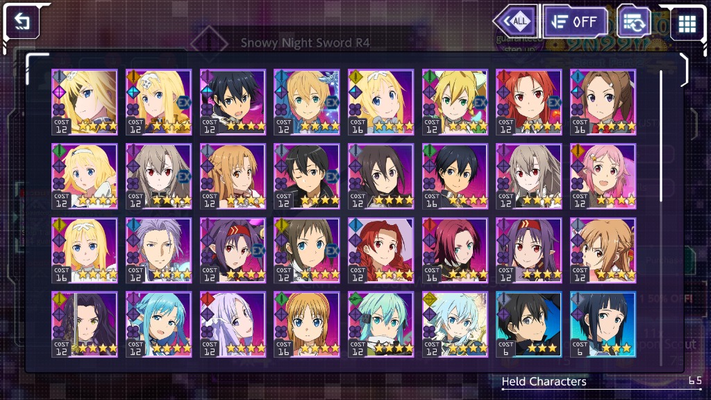 SAO Sword Art Online Unleash Blading Asia Early Game Account, Video