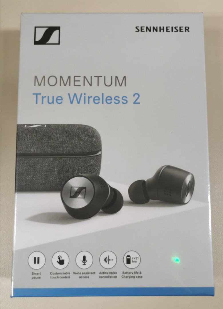 Sennheiser Momentum True Wireless 2 (全新未開封; 黑色), 音響器材 