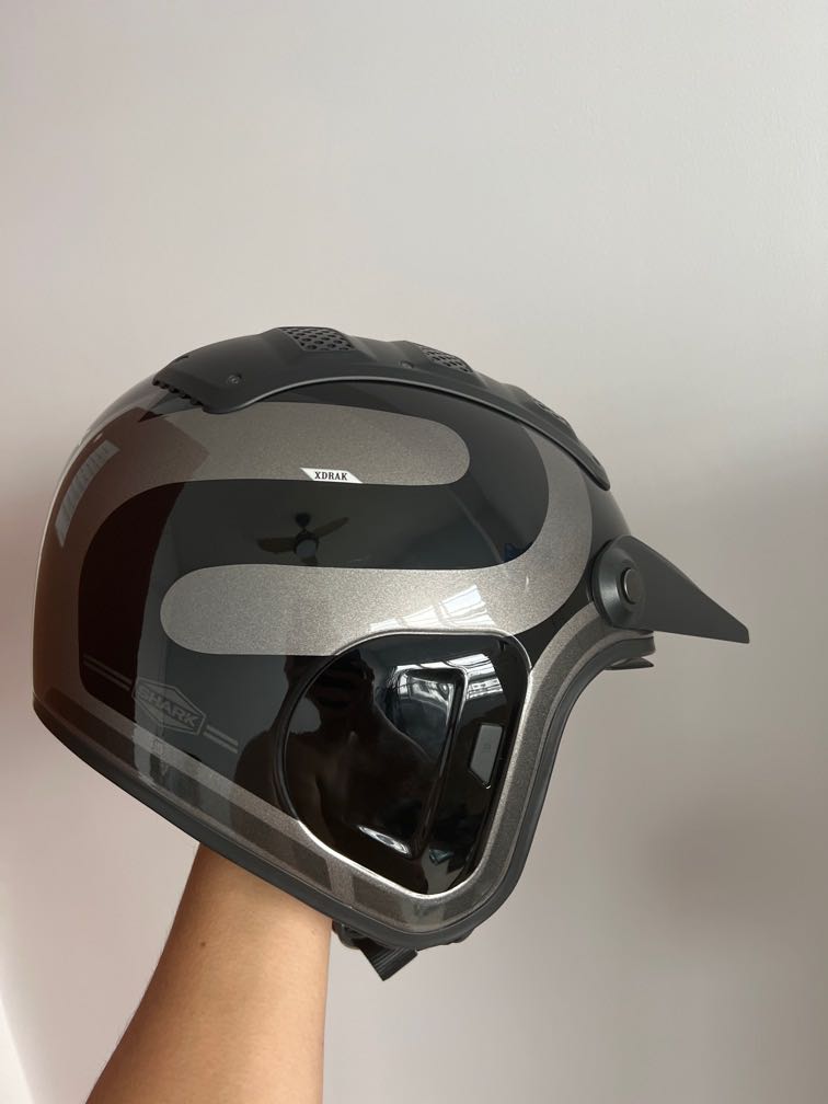 Shark X Drak Helmet, Motorcycles, Motorcycle Apparel on Carousell