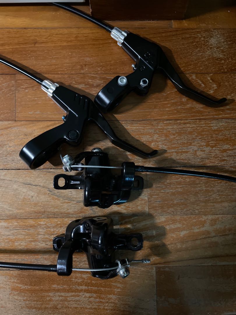 Tektro Mechanical Disc Brake (Lever + Caliper), Sports Equipment