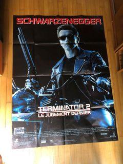 Terminator 2 vintage movie poster