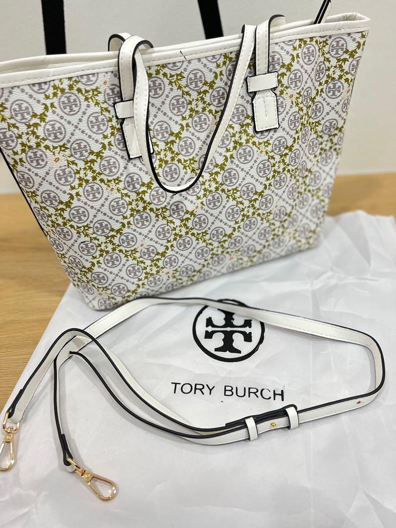 TORY BURCH TOTE BAG IN WHITE MEDIUM SIZE, Luxury, Bags & Wallets on  Carousell