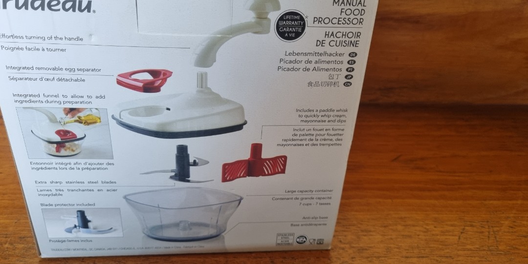 Trudeau Manual Food Processor, TV & Home Appliances, Kitchen Appliances