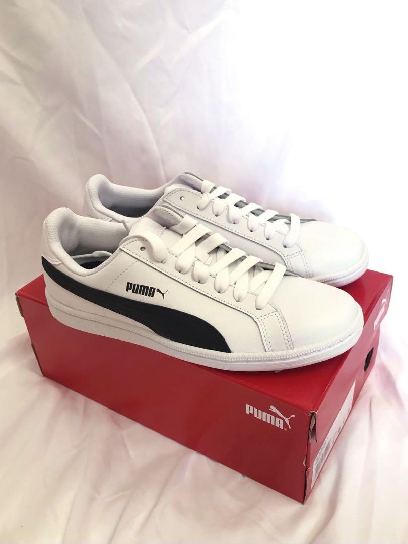 Uk5 Puma unisex smash leather Shoes