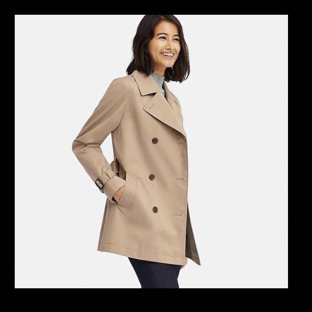 UNIQLO short trench coat Women s Fashion Coats Jackets and