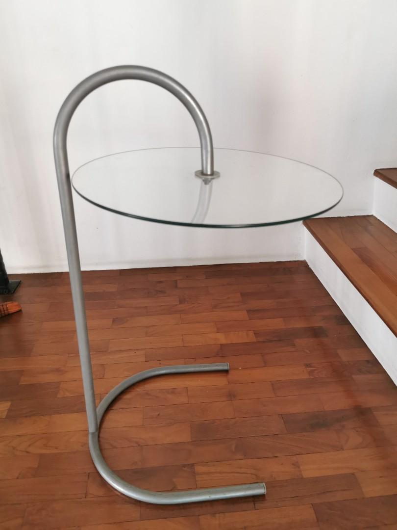 Vintage iKea Glass Side Table, Furniture & Home Living, Furniture