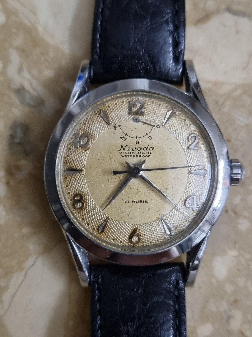 Vintage nivada watch clearance