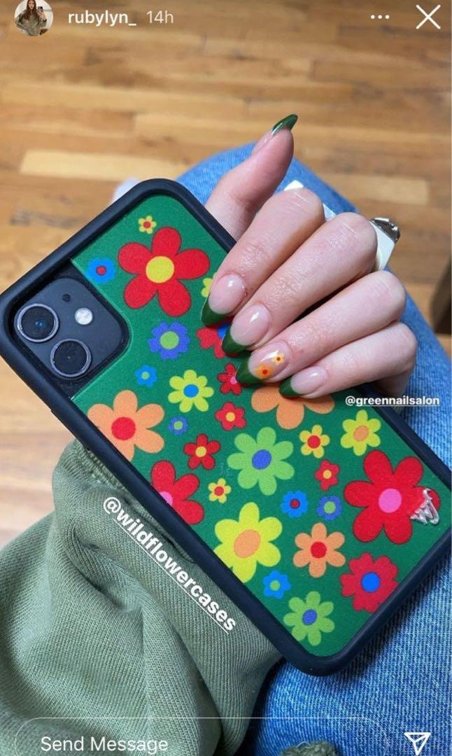 wildflower iphone 12/12 pro bloom phone case kenzie olivia rodrigo