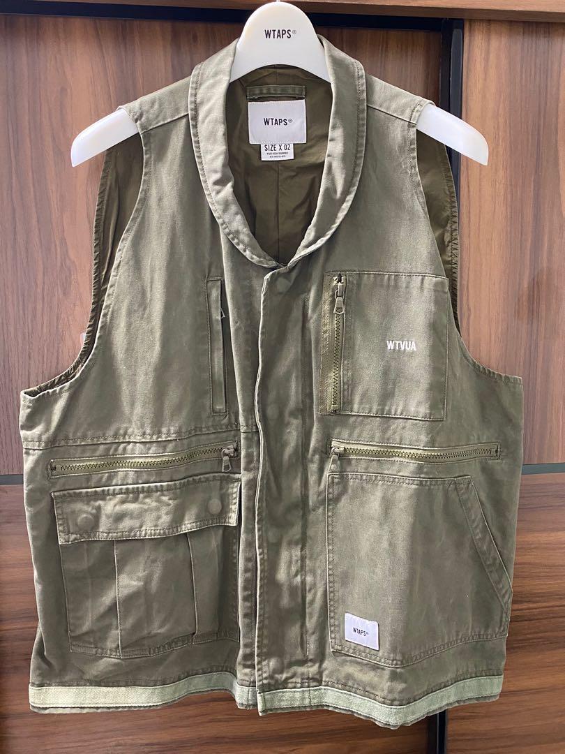 Wtaps 18ss rep vest jacket 新舊如圖size 02(rare item&size), 男裝