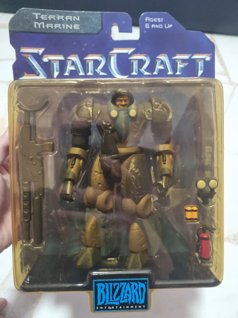 WTS: Blizzard Starcraft Terran Marine Action Figure, Hobbies 