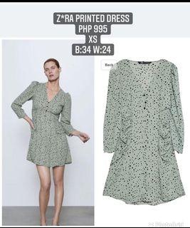 Zara printed dress