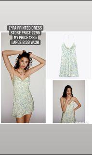 Zara printed dress