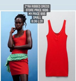 Zara ribbed dress