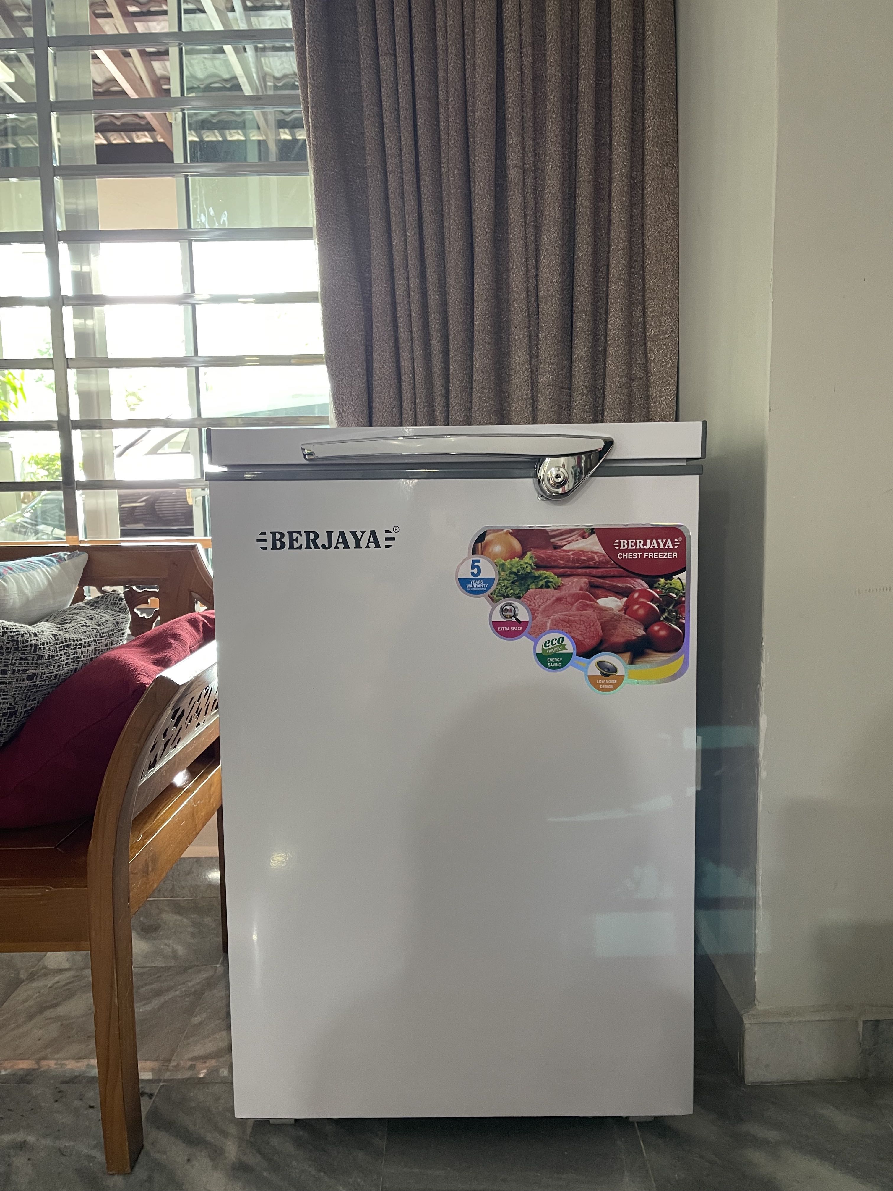 130Litre Berjaya Premium Chest Freezer, TV & Home Appliances, Kitchen