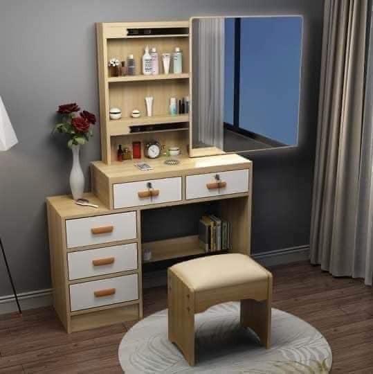 3 Drawer Vanity Cabinet Dressing Table (NO LED) (Category: Tables & Sets) located in Manila. Submitted by affordshopz (Listing ID 1138038241, Image 2). Description: No LED Brand New Light brown with White 𝕄𝕠𝕣𝕖 𝕒𝕗𝕗𝕠𝕣𝕕𝕒𝕓𝕝𝕖 𝕒𝕟𝕕 𝕢𝕦𝕒𝕝𝕚𝕥𝕪 𝕚𝕥𝕖𝕞𝕤? 𝑽𝒊𝒔𝒊𝒕 𝒂𝒇𝒇𝒐𝒓𝒅𝒔𝒉𝒐𝒑𝒛 𝐍𝐎𝐖 𝑊𝒆 𝒐𝒇𝒇𝒆𝒓 𝑪𝑶𝑫 𝒂𝒏𝒅 1 𝒅𝒂𝒚 𝒅𝒆𝒍𝒊𝒗𝒆𝒓𝒚! 𝐶𝑜𝑛𝑡𝑎𝑐𝑡 𝑢𝑠: 09213129595 🇭 🇦 🇵 🇵 🇾 🇸 🇭 🇴 🇵 🇵 🇮 🇳 🇬 🇼 🇮 🇹 🇭