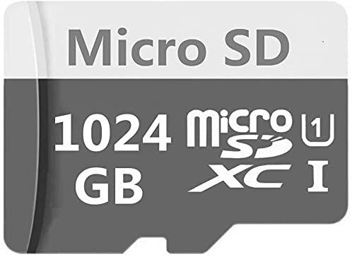 Micro SD Card 1024GB High Speed Class 10 Micro SD SDXC Card with Adapter 